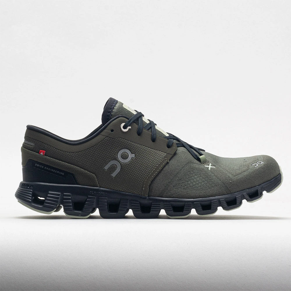On Running On Cloud X 3 Men's Olive/Reseda 3 On Running On Cloud X 3 Men's Olive/Reseda