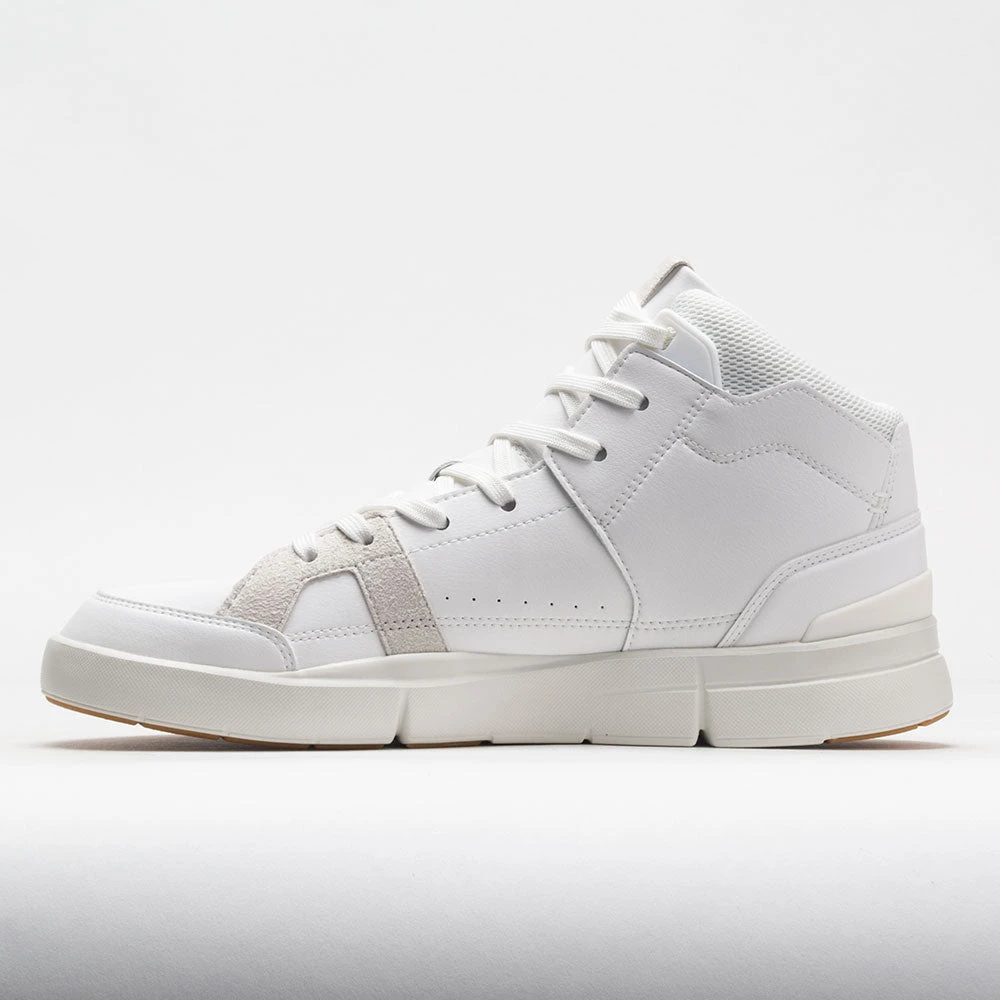 On Running On The Roger Clubhouse Mid Men's White/Sand 4 On Running On The Roger Clubhouse Mid Men's White/Sand - Image 2