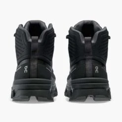 On Running Men's Cloudrock 2 Waterproof Hiking Boot- Black/Eclipse- Regular (D) -On Running Store 63.98613 cloudrock 2 waterproof fw22 black eclipse m g5