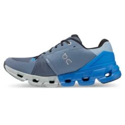 On Running Men's Cloudflyer 4 Running Shoes- Metal/Lapis - Regular (D) -On Running Store webimage 1BDFFC2C 14CA 47E3 B783B8AA522B6B2B