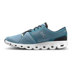 On Running Men's Cloud X 3 Running Shoe- Pewter/White- Regular (D) -On Running Store webimage 96DDAF74 FAB4 45F0 B05565882883B606