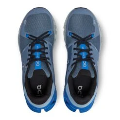 On Running Men's Cloudflyer 4 Running Shoes- Metal/Lapis - Regular (D) -On Running Store webimage E0BF7552 57B6 46A1 87DEC15C069C82A4