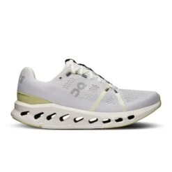 On Running Men's Cloudsurfer Running Shoe - White/Sand - Regular (D)