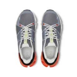 On Running Men's Cloudflyer 4 Running Shoe - Fossil/Flame - Regular (D) -On Running Store webimage FBACA53B E087 4292 BA40F05C613FFB33